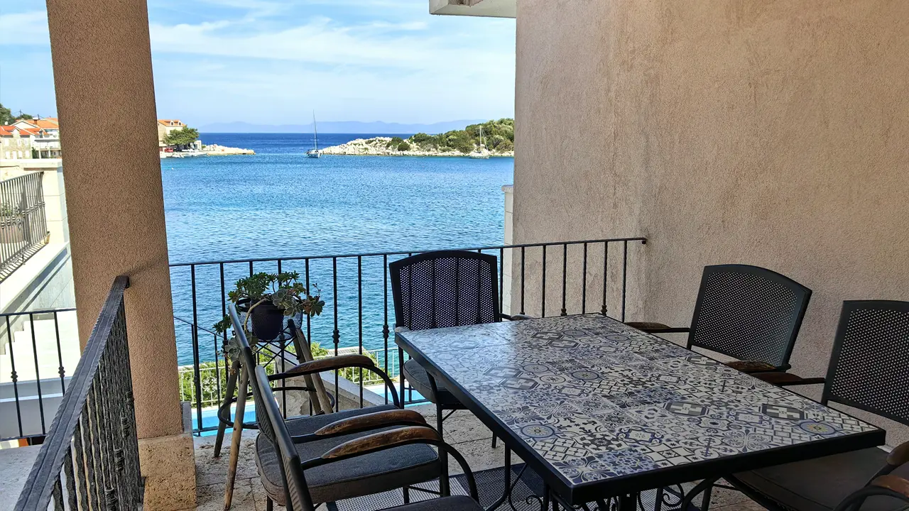 Balcony view at Augusta Insula