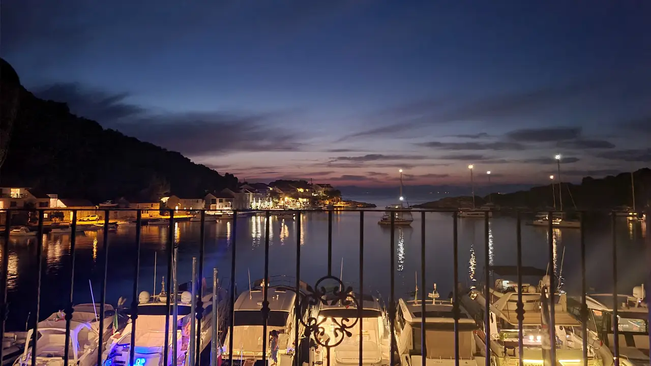 Lastovo berth at night, scene 2