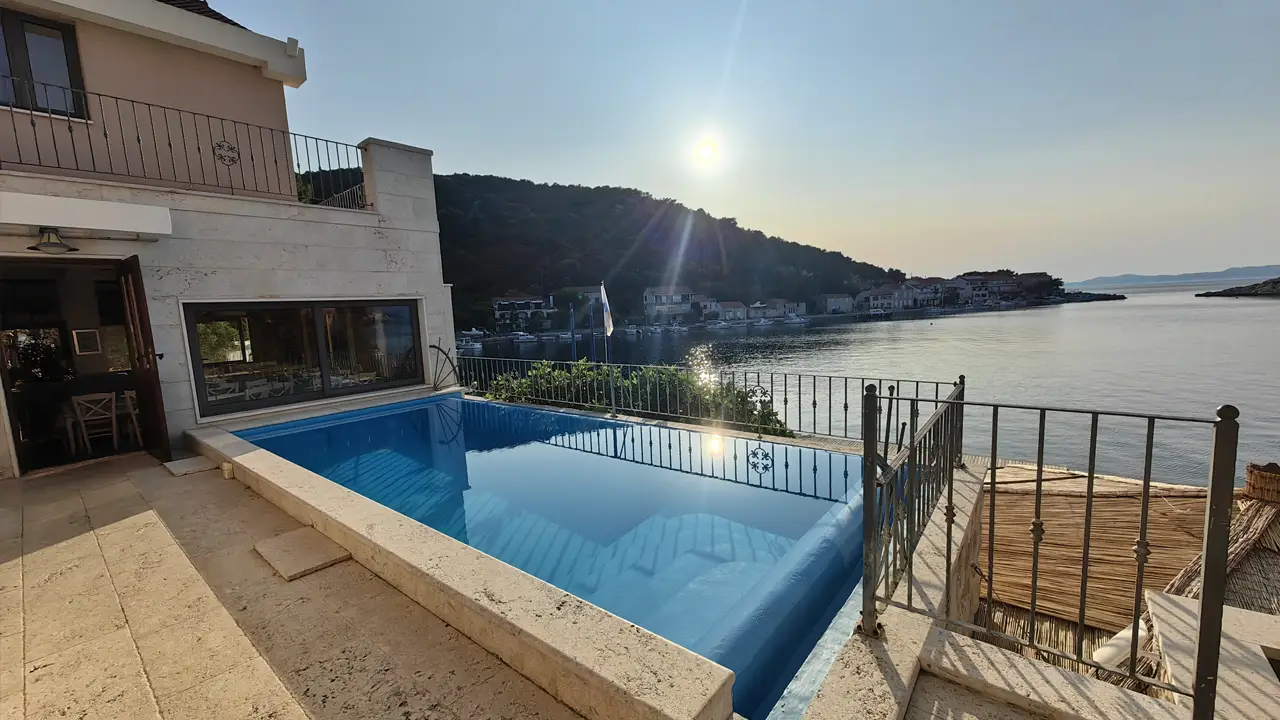 Private villa pool