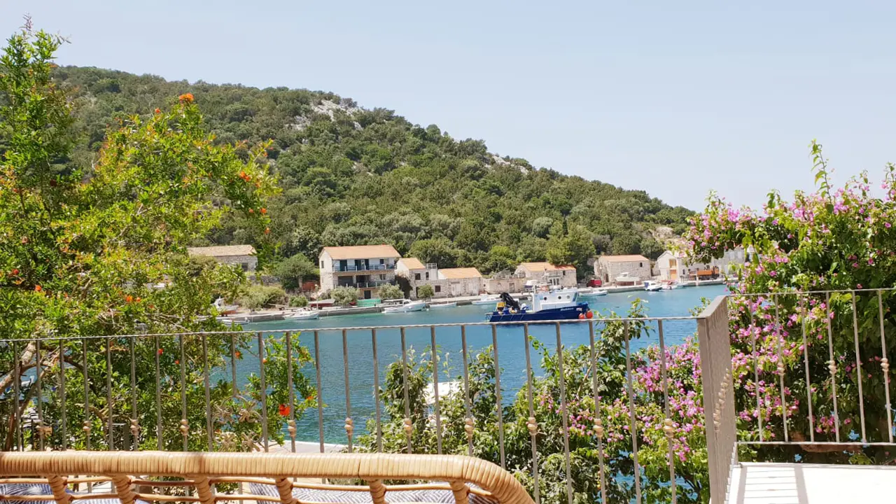 Sea view from villa balcony
